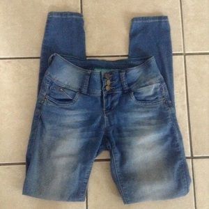 high waisted skinny jeans